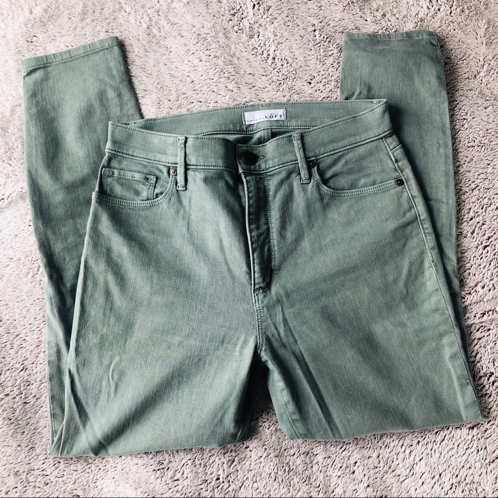 modern high waist skinny ankle jeans / size 28/6